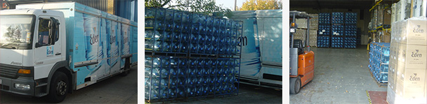 Eden Springs water distribution logistics project